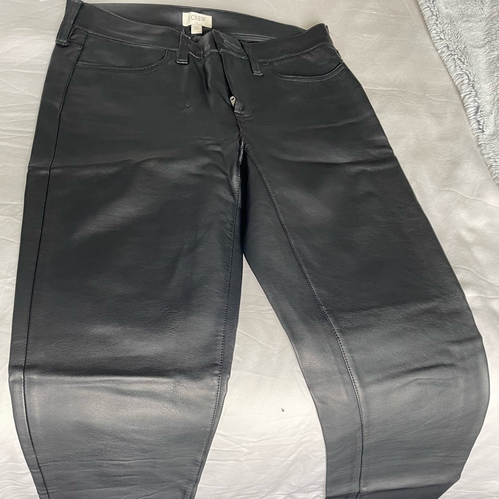 Black leather pants